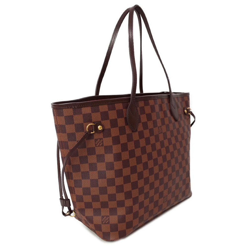 Louis Vuitton Damier Ebene Brown Neverfull Tote Bag - Picture 2 of 8